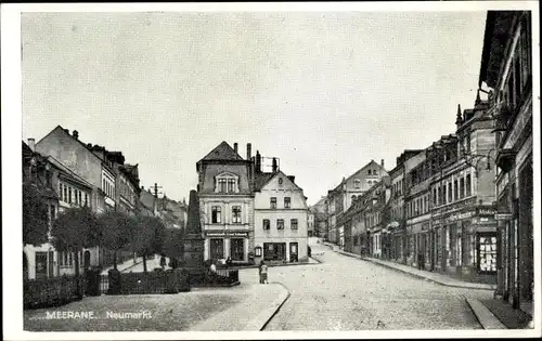 Ak Meerane in Sachsen, Neumarkt