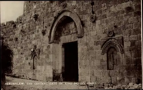 Ak Jerusalem Israel, The Central Gate of King David's Court