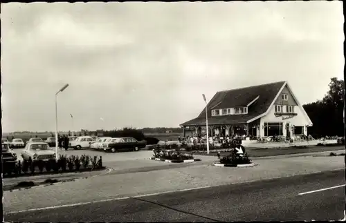 Ak Hoogezand Sappemeer Groningen, Restaurant Westerbroek, Rijksweg Groningen Nieuwe Schans