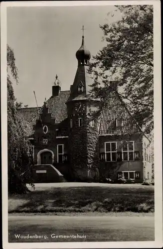 Ak Woudenberg Utrecht Niederlande, Gemeentehuis