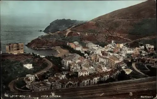 Ak Portbou Port Bou Katalonien, Vista general