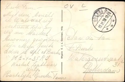 Ak Deventer Overijssel Niederlande, Huize De Lathmer Wilp