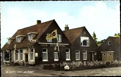 Ak De Lutte Overijssel, Hotel De Poppe, Bentheimerstraat 80