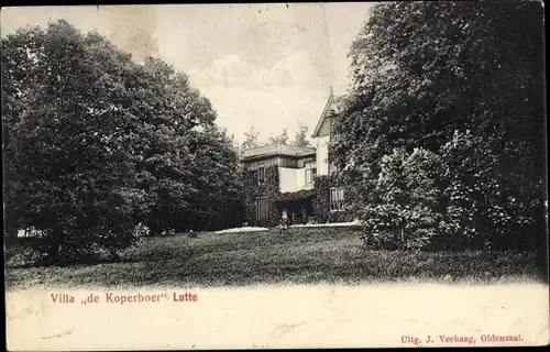 Ak De Lutte Overijssel, Villa de Koperboer