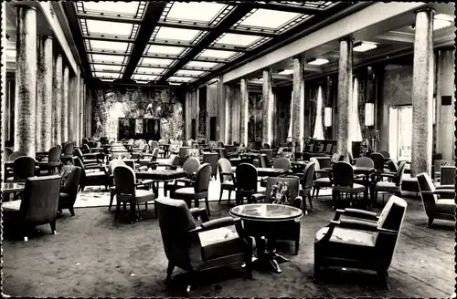 Ak Paquebot Liberté, CGT, French Line, Grand Salon de 1re classe