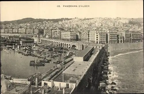 Ak Algier Alger Algerien, Panorama