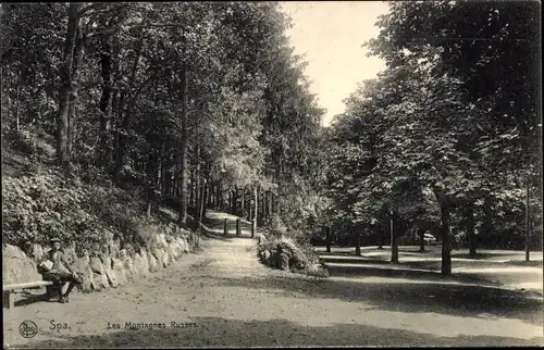 Ak Spa Wallonien Lüttich, Les Montagnes Russes