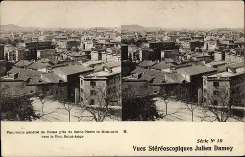 Stereo Ak Roma Rom Lazio, Panorama
