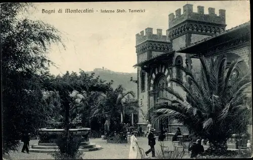 Ak Bagni di Montecatini Terme Toscana, Interno Stab. Tamerici