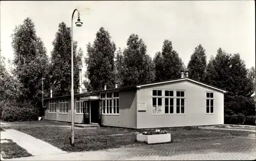 Ak Dronten Flevoland Niederlande, Bungalowbedrijf v. d. Stichting, Vacantiebesteding Roggebotsluis