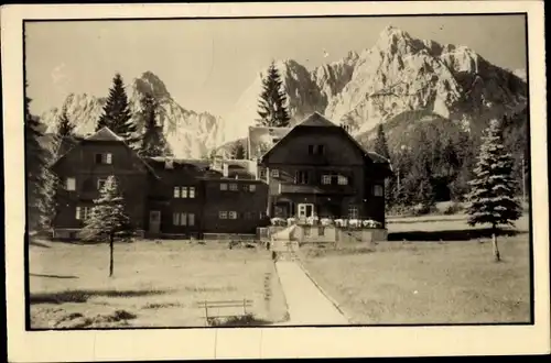 Ak Kranjska Gora Kronau Slowenien, Dom pod Prisojnikom