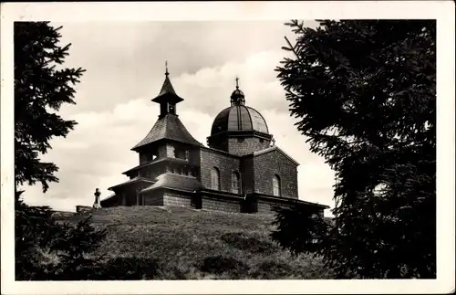 Ak Frenštát pod Radhoštěm Frankstadt unter dem Radhoscht Mährisch Schlesien, Kapelle