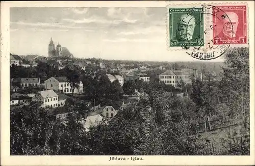 Ak Jihlava Iglau Region Hochland, Gesamtansicht