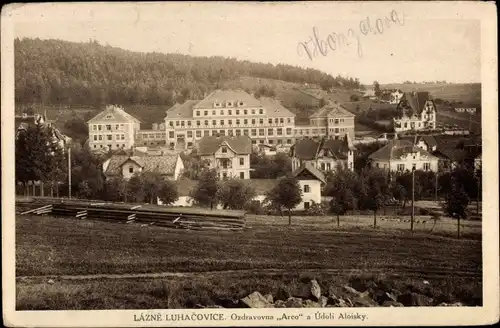 Ak Lazne Luhačovice Bad Luhatschowitz Region Zlin, Ozdravovna Arco a Udoli Aloisky