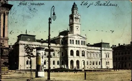 Ak Arad Rumänien, Városháza