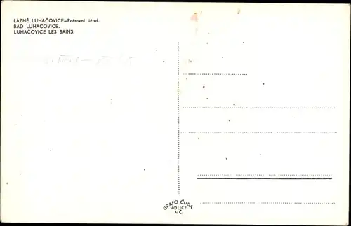 Ak Lazne Luhačovice Bad Luhatschowitz Region Zlin, Luftbild vom Ort