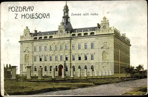 Ak Holešov Holleschau Holeshof Region Zlin, Gymnázium Ladislava Jaroše, Schule