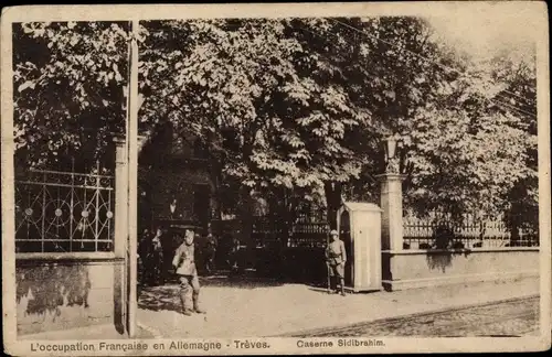 Ak Trier an der Mosel, Trèves, Caserne Sidibrahim