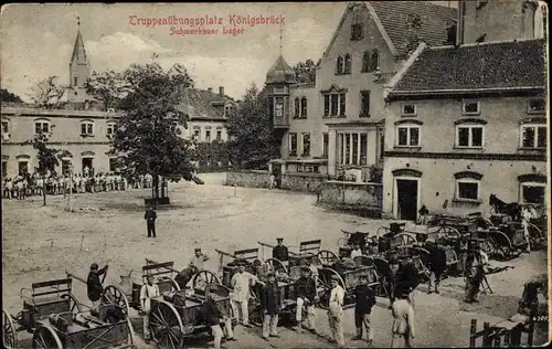 Ak Königsbrück in der Oberlausitz, Truppenübungsplatz, Schmorkauer Lager