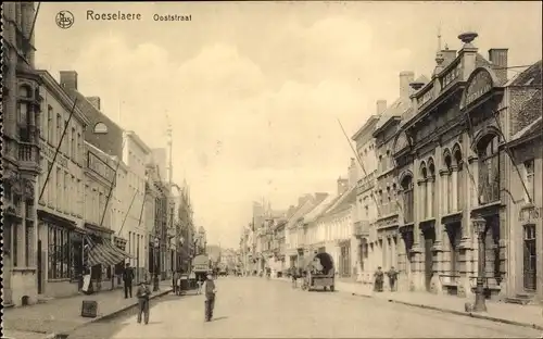 Ak Roeselare Roeselaere Rousselare Roulers Westflandern, Ooststraat