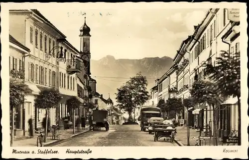 Ak Murnau am Staffelsee, Hauptstraße