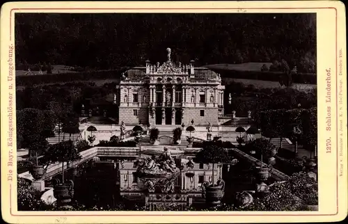 Foto Linderhof Ettal Oberbayern, Schloss Linderhof