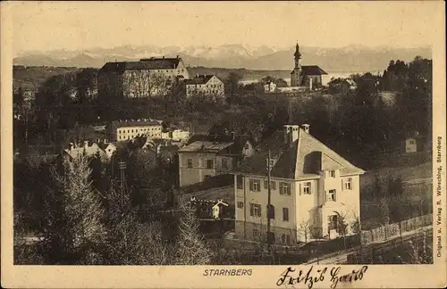 Ak Starnberg in Oberbayern, Totalansicht