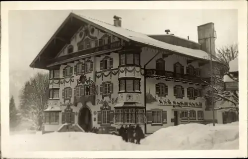 Foto Ak Schliersee in Oberbayern, Gasthaus