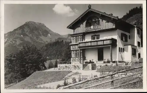 Foto Ak Oberaudorf in Oberbayern, Gasthaus, Berglandschaft