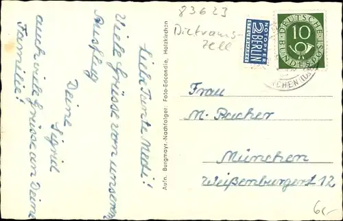 Ak Lochen Dietramszell in Oberbayern, Wanderjugendherberge