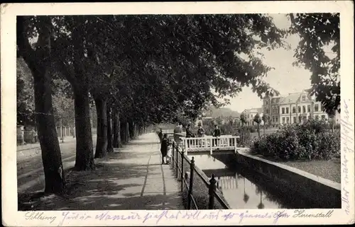 Ak Schleswig an der Schlei, Am Herrenstall