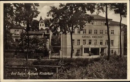 Ak Bad Sulza in Thüringen, Kurhaus Kinderhort