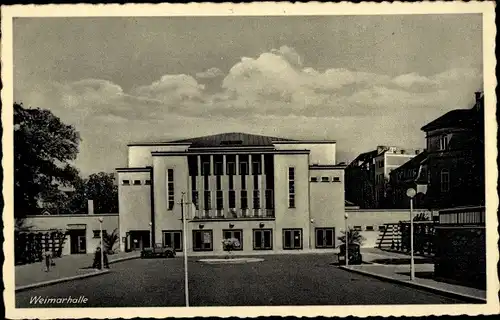 Ak Weimar in Thüringen, Weimarhalle