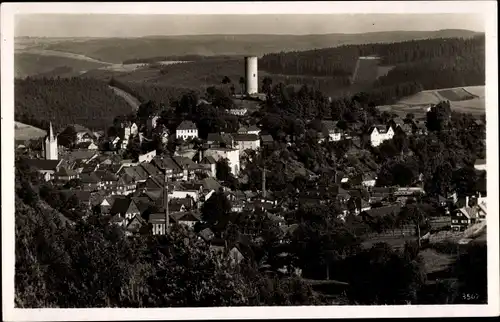 Ak Bad Lobenstein in Thüringen, Blick vom Geheeg