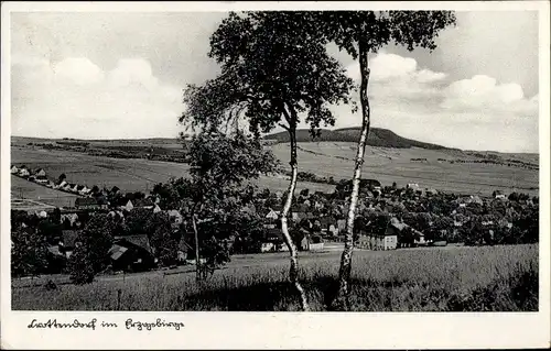 Ak Crottendorf in Sachsen, Blick auf den Ort mit Umgebung