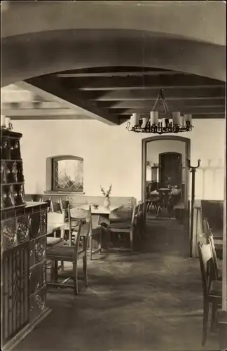 Ak Oberwiesenthal im Erzgebirge, Fichtelberghaus, HO Gaststätte