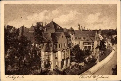 Ak Freiberg in Sachsen, Hospital St. Johannis