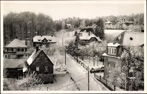 Ak Hartha Hintergersdorf Tharandt im Erzgebirge, Winteransicht