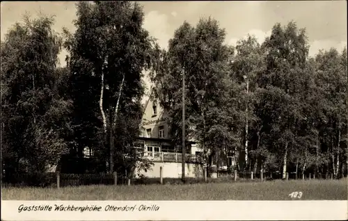 Ak Ottendorf-Okrilla in Sachsen, Gaststätte Wachberghöhe
