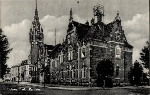 Ak Dahme in der Mark, Rathaus