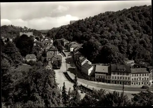 Ak Tharandt im Erzgebirge, Blick von der Ruine