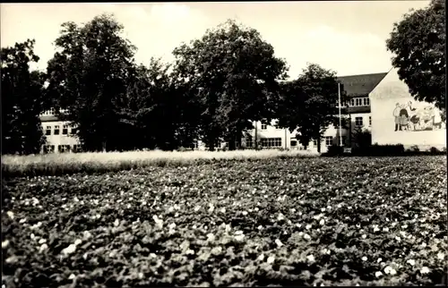 Ak Zug Freiberg in Sachsen, Fachschule für Landwirtschaft