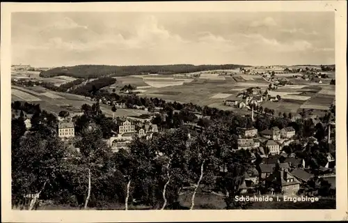 Ak Schönheide im Erzgebirge Sachsen, Panorama