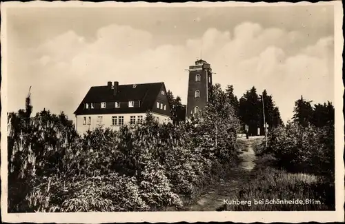 Ak Stützengrün im Erzgebirge Sachsen, Kuhberg, Neues Berghaus