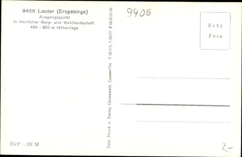 Ak Lauter Bernsbach im Erzgebirge Sachsen, Gaststätte Waldhaus, Innenansicht