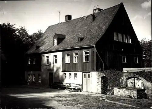 Ak Lauter Bernsbach im Erzgebirge Sachsen, Forstklubheim Conradswiese