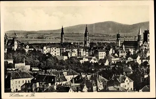 Ak Zittau in der Oberlausitz, Panorama vom Ort