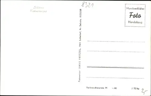 Ak Schöna Sächsische Schweiz, Ortsansicht mit Kaiserkrone