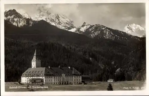 Ak Ellmau in Tirol, Schloss Ellmau mit Dreitorspitze