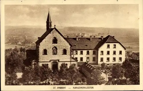 Ak Sankt Ingbert im Saarland, Kapuzinerkloster, Panorama